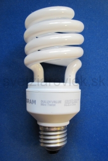 Žiarovka E27 100W (23W) 230V OSRAM DULUX VALUE MINI TWIST