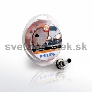 Žiarovka H7 PHILIPS MotoVision 12V 55W motožiarovka